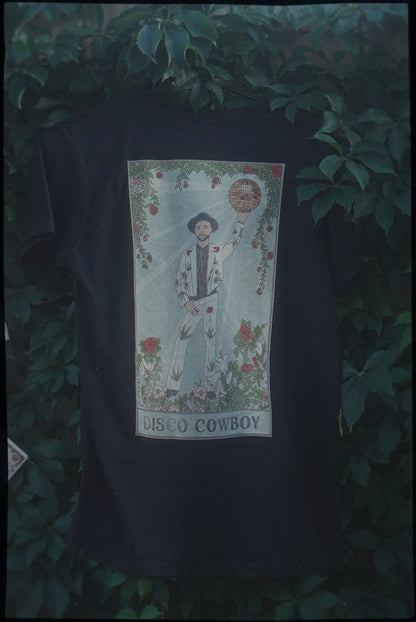 DISCO COWBOY TEE | BLACK