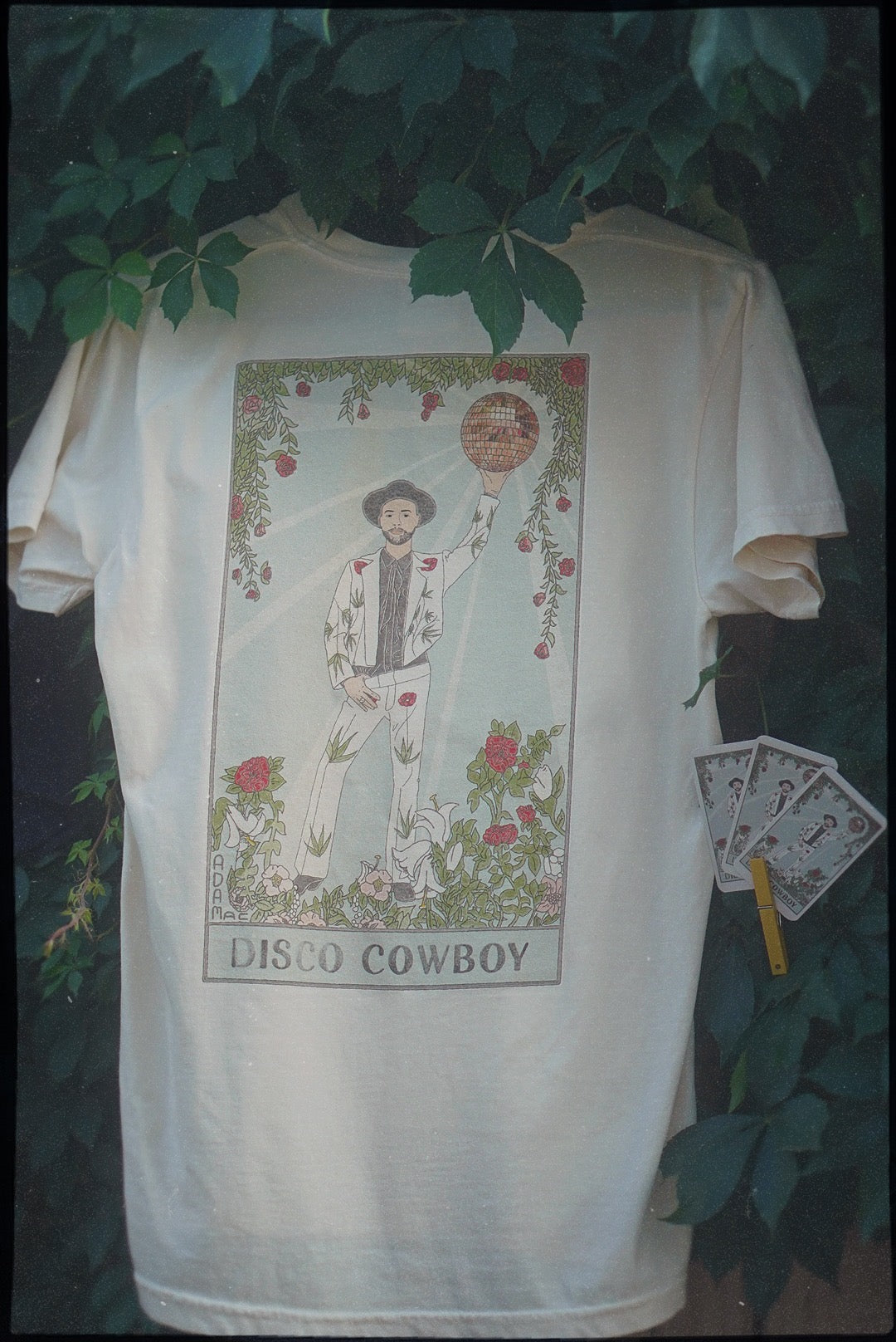 DISCO COWBOY TEE | IVORY